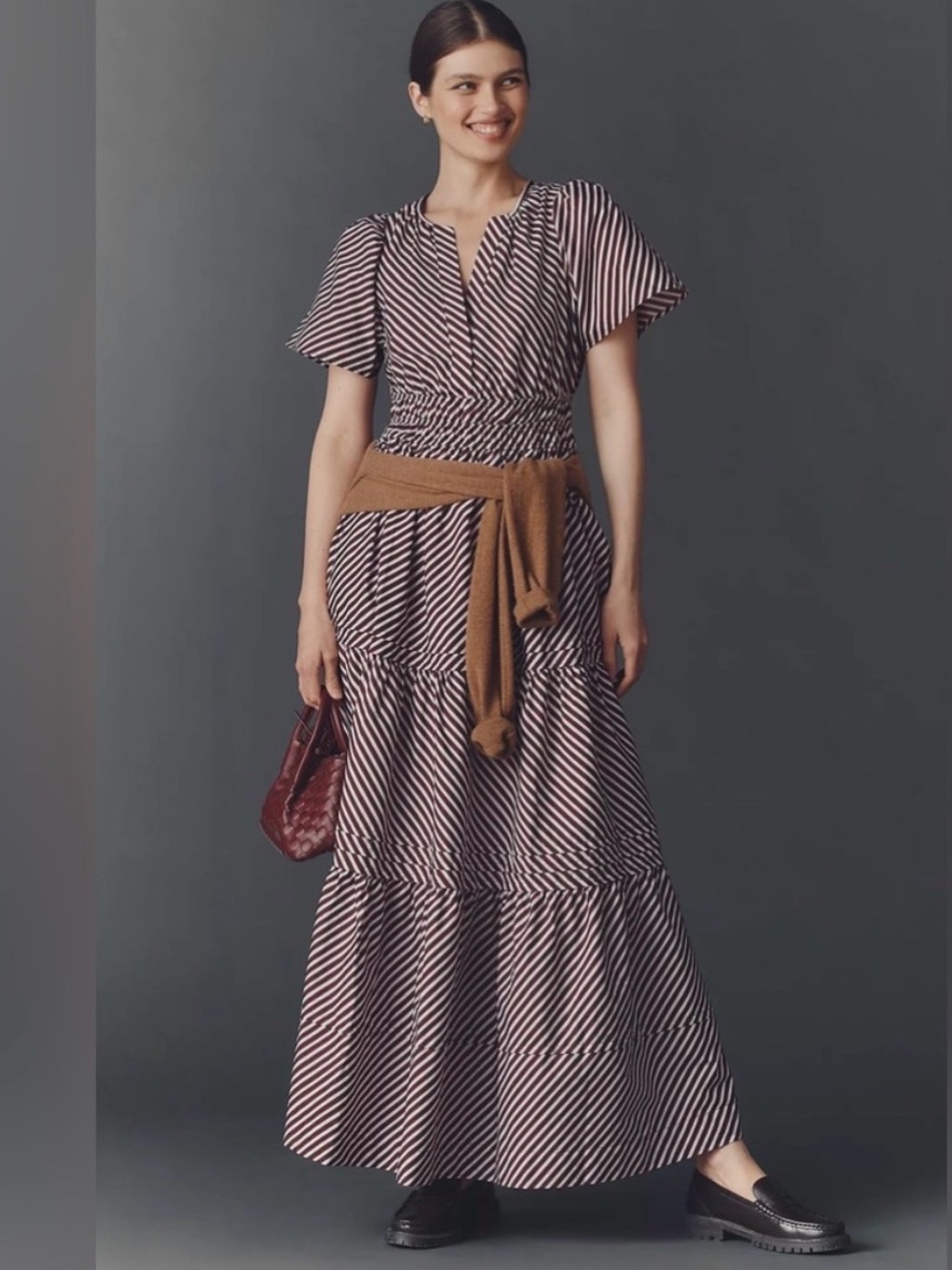 Anthropologie Sommerset Maxi Striped S